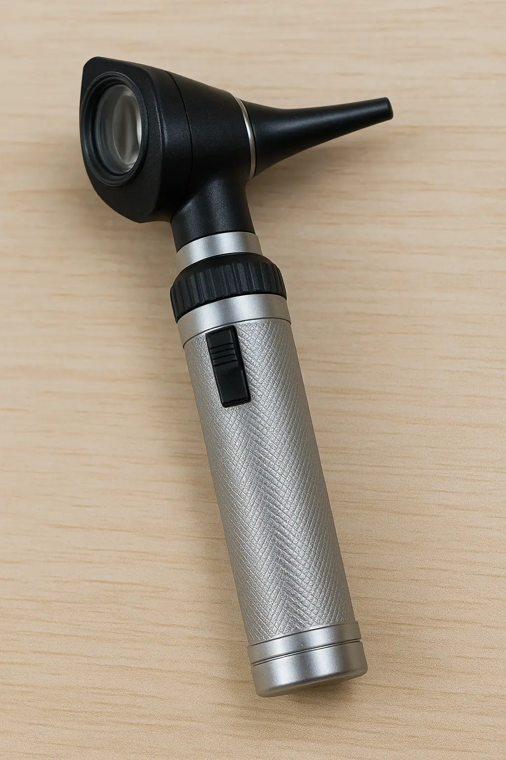 Alat otoscopy untuk melihat bahagian dalam telinga